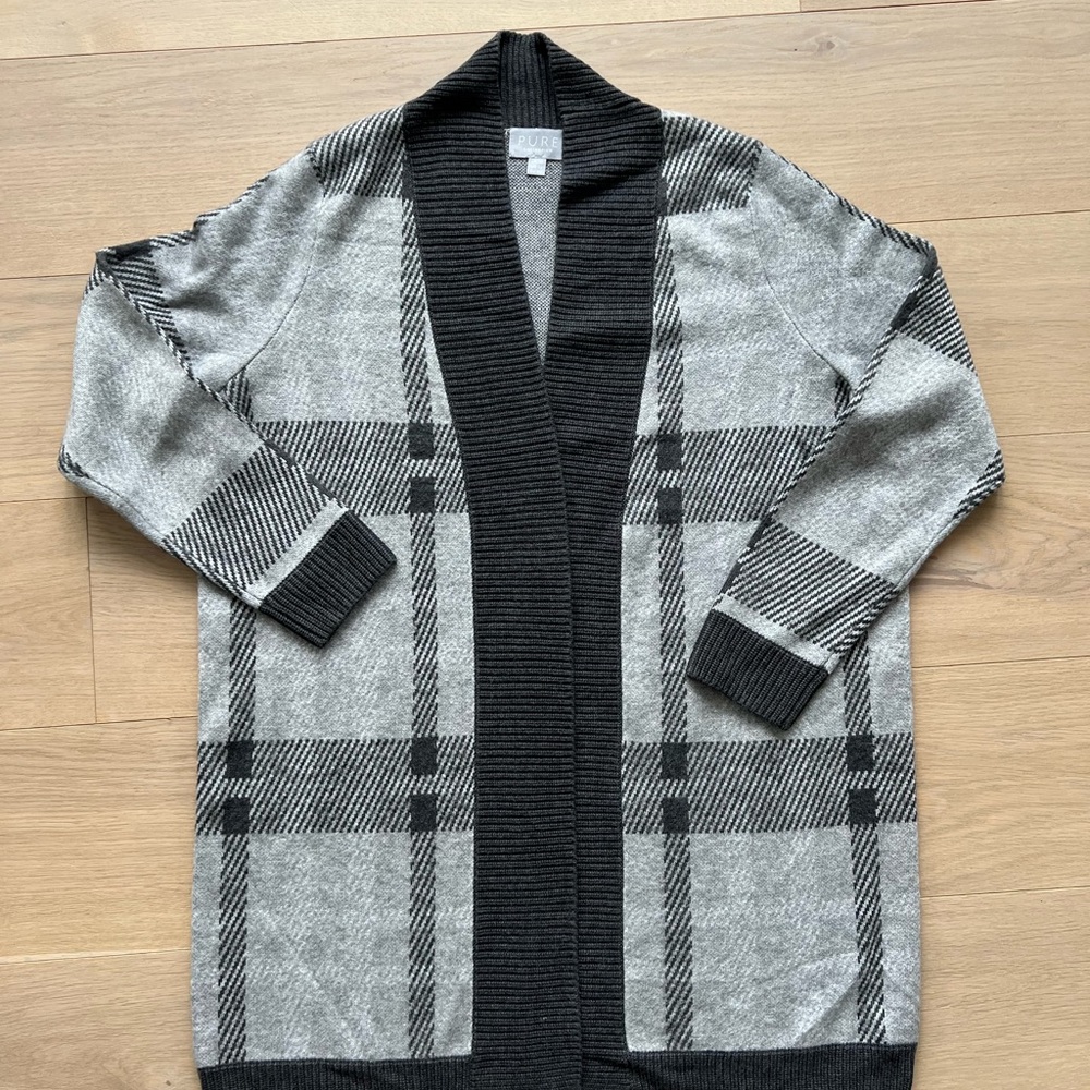 Pure Collection Gray Knit Sweater